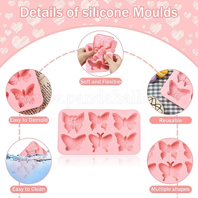 2шт силиконовые Молды для бабочек&nbsp;ST-CJ0043-015-1