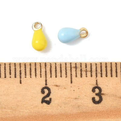 Латунь эмаль подвески&nbsp;KK-K364-17A-G-1