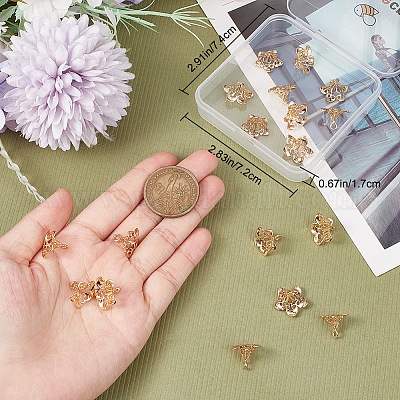 20 шт. 2 размера латунных подвесок-гвоздиков KK-BBC0009-02-1