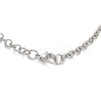 Латунь подвесные ожерелья NJEW-P299-A06-P-1