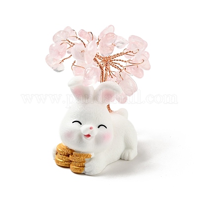 Украшения из натурального розового кварца DJEW-E007-01RC-04-1