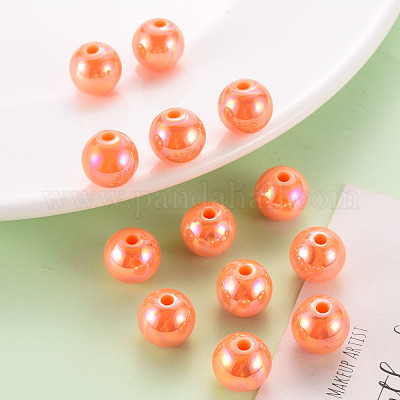 Непрозрачные акриловые бусины MACR-S370-D12mm-19-1