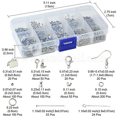 Набор для изготовления ювелирных изделий из сплава и железа своими руками DIY-FS0005-84P-1