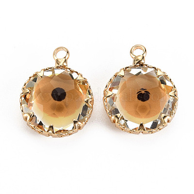 Прозрачные стеклянные подвески GLAA-S193-004B-1