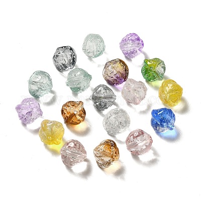 Прозрачные стеклянные бусины&nbsp;GLAA-D025-04A-1