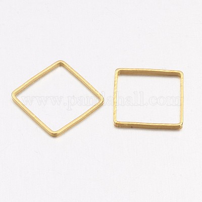 Квадрат латунь связывая кольца&nbsp;EC03010mm-NFG-1