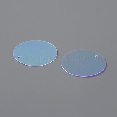 Переливающиеся подвески из пвх с пайетками/блестками PVC-WH0006-01D-1