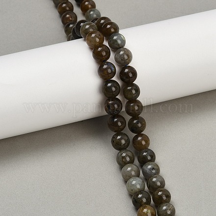 Природные лабрадорита бисер нитей&nbsp;LS-G-I253-01-8mm-1