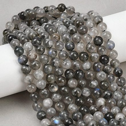 Природные лабрадорита бисер нитей&nbsp;G-Z133-A01-7mm-01-1