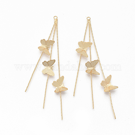 Латунная цепочка кисточка большие подвески X-KK-Q762-001G-NF-1