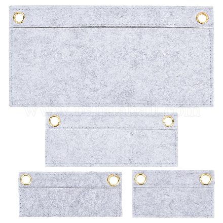 4 шт. 4-х стильный вставной органайзер для кошелька из шерстяного фетра&nbsp;DIY-CN0002-11-1