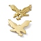 PVD Vacuum Plating 304 Stainless Steel Pendants, Eagle Charms, Golden, 27x35x4mm, Hole: 1.6mm