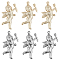 28Pcs 2 Colors Valentine's Day 304 Stainless Steel Pendants, Cupid/Cherub, Golden & Stainless Steel Color, 26x15.3x5mm, Hole: 1mm, 14pcs/color
