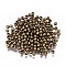 Brass Spacer Beads, Seamless, Round, Cadmium Free & Nickel Free & Lead Free, Antique Bronze, 3mm, Hole: 1~1.2mm
