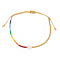 Bohemian Style Glass Seed Beads Braided Bead Bracelets for Women, with Shell, Heart, Inner Diameter: 11 inch(28cm)