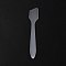 Face Mask Cream Spoon Plastic Stick, Cosmetic Spatula Scoop, DIY Beauty Makeup Tools, Clear, 8x1.5x0.25cm