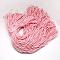 Polyester & Spandex Cord Ropes, 16-Ply, Pink, 2mm, about 109.36 yards(100m)/bundle
