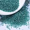 MIYUKI Delica Beads, Cylinder, Japanese Seed Beads, 11/0, (DB1228) Transparent Caribbean Teal Luster, 1.3x1.6mm, Hole: 0.8mm, about 20000pcs/bag, 100g/bag