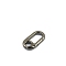 Alloy Spring Gate Rings, Oval, Gunmetal, 33x17mm