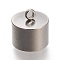 Tarnish Resistant 201 Stainless Steel Cord Ends, Column, Stainless Steel Color, 10x10mm, Hole: 1.6mm, Inner Diameter: 9mm