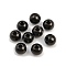 304 Stainless Steel Beads Spacers, Rondelle, Black, 8x7mm, Hole: 2.5mm