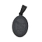 Ion Plating(IP) 304 Stainless Steel Pendants, Flat Oval with Archangel Michael, Black, 21x13x1.5mm, Hole: 7x4.5mm