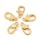 Brass Lobster Claw Clasps, Cadmium Free & Nickel Free & Lead Free, Real 18K Gold Plated, 11x7x3mm, Hole: 1.2mm