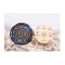 Halloween Series Wax Seal Brass Stamp Heads, for Wax Seal Stamp, Golden, Pumpkin, 25x14mm, Inner Diameter: 7mm