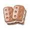 Food Theme Opaque Resin Imitation Food Decoden Cabochons, Peru, Cookies, Food, 19x22x8mm
