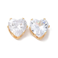 Латунные кабошоны из прозрачного кубического циркония&nbsp;STAS-M294-30C