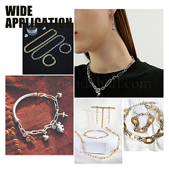 200 шт. 4 открытых соединительных кольца из нержавеющей стали 304&nbsp;STAS-DC0005-83