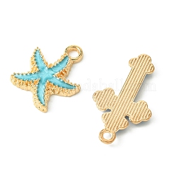 Наборы для изготовления европейских браслетов с эмалированными бусинами из смолы и сплава морской тематики «сделай сам»&nbsp;DIY-FS0006-87