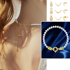 150 шт. 3 стиля латунных бусин&nbsp;KK-BC0002-44-NF