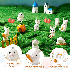 20шт 10 стиля непрозрачные подвески из смолы&nbsp;RESI-BT0001-27