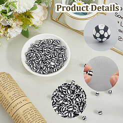 200шт бусины из полимерной глины ручной работы&nbsp;CLAY-SC0002-51B