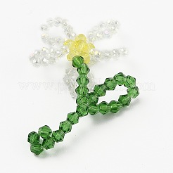 Кулоны ручной работы из бисера и стекла&nbsp;LS-GLAA-I046-10A