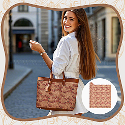 Пробковая ткань с узором розы&nbsp;DIY-WH0504-850