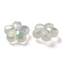 УФ-покрытие светящиеся прозрачные акриловые бусины&nbsp;OACR-P010-16B