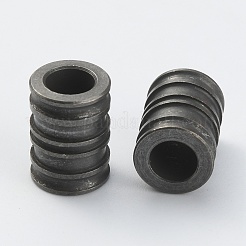 Латунные бусины в форме колонны&nbsp;FIND-WH0143-88B