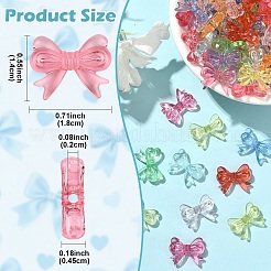 275 шт. Прозрачные акриловые бусины&nbsp;TACR-YW0003-28