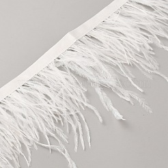 Модная отделка страусиным пером&nbsp;DIY-WH20012-08B