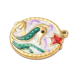 Подвески из нержавеющей стали 304 с эмалью&nbsp;STAS-A092-01A-G