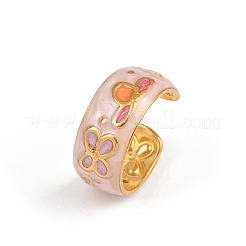 Регулируемые эмалированные манжеты из нержавеющей стали 304 для женщин&nbsp;LS-RJEW-A074-05G