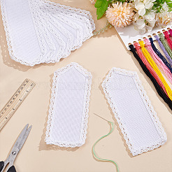 Закладки из хлопковой ткани аида для вышивки крестом&nbsp;AJEW-WH0314-795