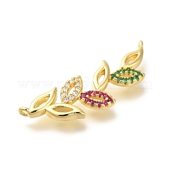 Реечное покрытие латунь с подвесками из кубического циркония&nbsp;KK-Z086-47