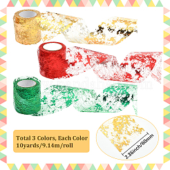 3 рулон 3-х цветных полиэстеровых кружевных лент для отделки шитьем&nbsp;OCOR-SP0001-31