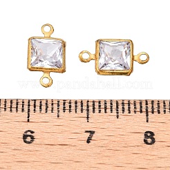 Латунные прозрачные подвески из кубического циркония&nbsp;KK-T070-11C