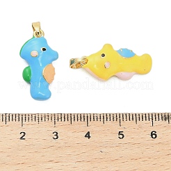 Латунь эмаль подвески&nbsp;KK-B158-03G