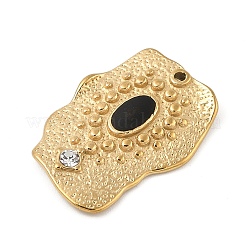 Подвески из нержавеющей стали 304 с эмалью&nbsp;STAS-P380-63G-01