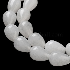 Бусины из натурального белого нефрита&nbsp;G-B106-A31-01